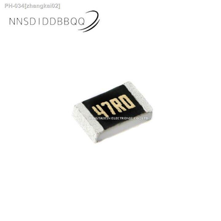 50PCS 0805 Chip Resistor High Precision Low Temperature Drift Resistance 47Ω(47R0) ±0.5