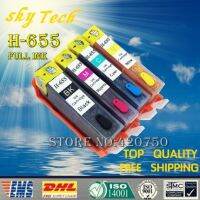 4pk ตลับหมึกเติมได้สำหรับ Hp655xl H-655สูท Xl สำหรับ Hp 3525 4615 4625 5525 6520 6525ฯลฯกับชิป Arc