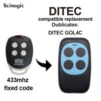 【LZ】 DITEC-Controle Remoto para Abridor de Garagem Transmissor de Comando Código Fixo BIXLS2 BIXLP2 GOL4 BIXLG4 433MHz