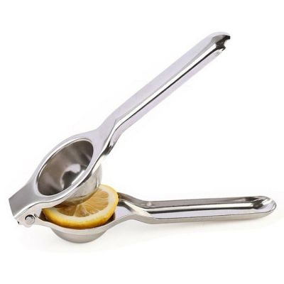1 Pcs Lemon Juicer Squeezer Garlic Press Hand Manual Stainless Steel Press Metal