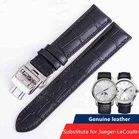 Cowhide หนังแท้19มม. 20มม. 21มม. 22มม. สายนาฬิกาข้อมือเหมาะสำหรับ Jaeger-Lecoultre สายคุณภาพสูงสายนาฬิกาอุปกรณ์เสริม