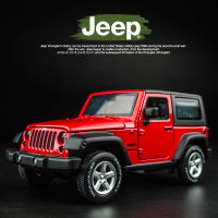 1:32 Jeeps Wrangler Rubicon Alloy Car Model Diecasts Metal Toy Off-Road Vehicles Car Model Collection High Simulation Kids Gift