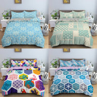 Fashion Home Simple Snowflake Bedding Set Comfortable 23pcs Bedclothes Quilt Comforter Duvet Cover Euro King Queen