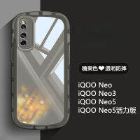 เคสโปร่งใสสำหรับ VIVO IQOO NEO NEO3 NEO5กันกระแทกปกป้องกล้องตกกรอบด้านหลังเป็นซิลิโคนแบบนิ่ม