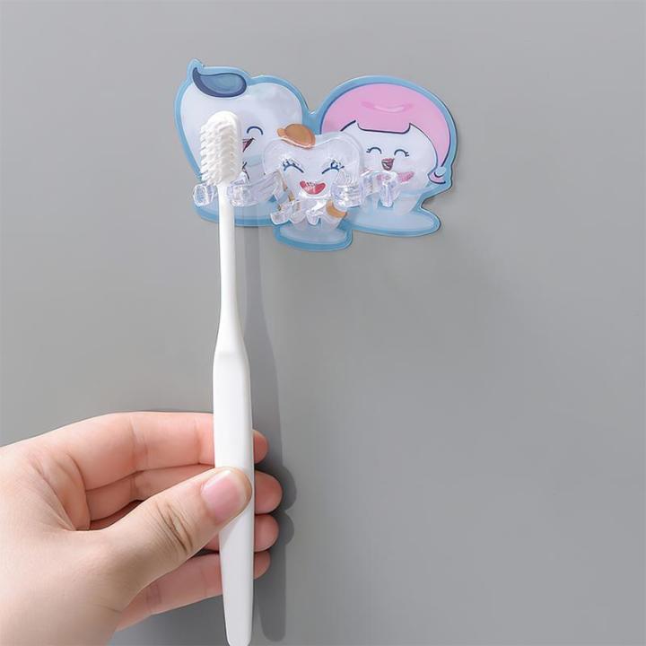 1pc-removable-toothbrush-holder-transparent-travel-stand-toilet-shaver-organizer-kids-tooth-brush-storage-rack-bathroom-gadgets-bathroom-counter-stora