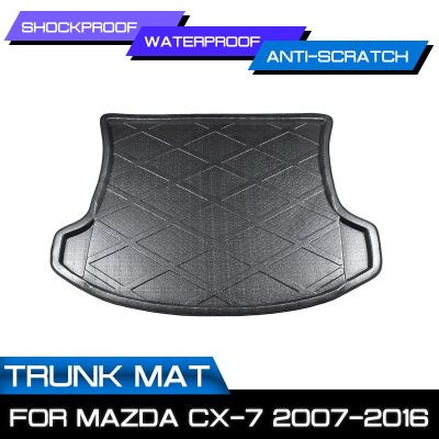 พรมปูพื้นรถยนต์พรมสำหรับ Mazda CX-7 2007 2008 2009 2010 2011 2012-2016ด้านหลัง Anti-Mud Cover
