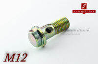 น็อตน้ำมัน Oil Bolt ขนาด M12x1.5x30 แบบ 1 รู