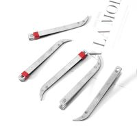 ✒ 2pcs/lot Heavy-Duty Tweezers Craft Tweezers for Sewing Beading DIY Crafts Stainless Steel Needle Nose Hobby Tweezers