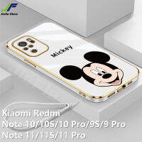 JieFie เคส Xiaomi Redmi โน๊ต11/11S / 11 Pro / 10S / 10 / 10 Pro / 9S / 9 Pro / Note 12น่ารักเคสโทรศัพท์การ์ตูน Mickey Mouse สำหรับเด็กผู้หญิงแฟชั่นพวงกุญแจตุ๊กตามิกกี้ปลอกอ่อนเคส