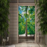 【YD】 Leaves Doorway Door Curatin Partition Curtain Boho Bedroom Decoration Half