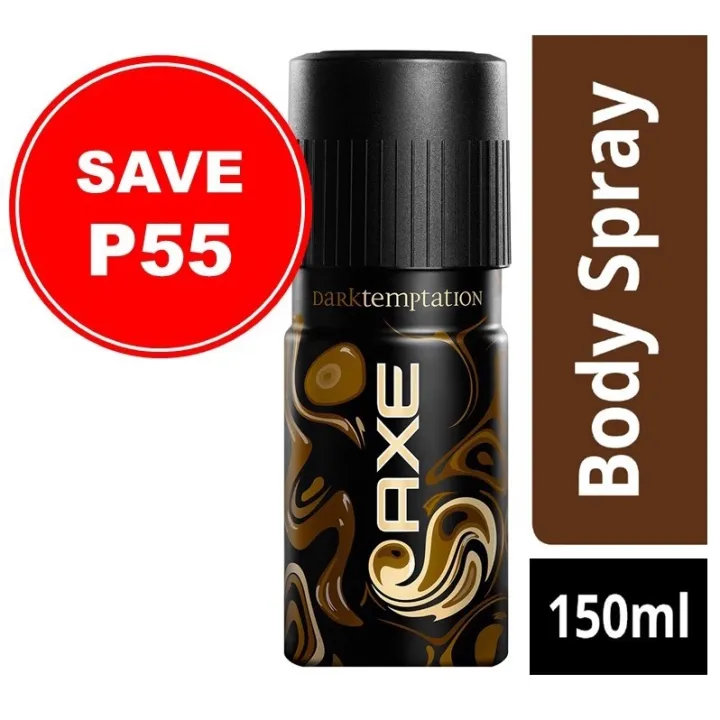 Axe Dark Temptation Body Spray 150ml x SAVE 55 x 100 Authentic Lazada PH