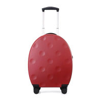 New Women 20 24 Inch Cute Oval Travel Luggage Spinner suitcases girl red Rolling luggage On Wheels Student Trolley Suitcase