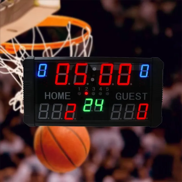 Aluminum Led football matches Editable Score Basketball Scoreboard