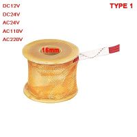 ชุดขดลวดวาล์วน้ำก๊าซคอล์ยไฟฟ้า2ชิ้นขดลวดโซลินอยด์แทนที่สำหรับ2w200-20 Dc12v Dc24v Ac110v Ac220v Pr