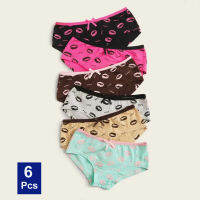 6Pcslots S-XL Cotton Panties Female Underpants Ladies Soft Seamless Briefs 6 Color Underwear Pantys Lingerie