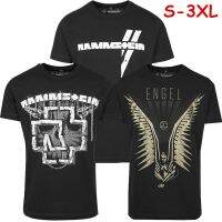 รูปแบบใหม่ล่าสุด Rammstein พิมพ์บุรุษเสื้อยืดสีดำเย็น