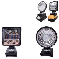 โคมไฟ LED 14.4V-20V,LED Tanpa Wayar Lampu Kerja untuk MakitaDewaltMilwaukee 18V Li-ion Bateri Lampu Kecemasan