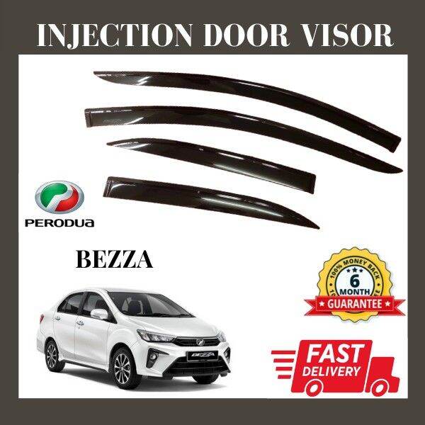 100% ori Nazuka PERODUA BEZZA Injection Air Press Window Door Visor ...