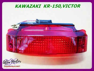 KAWAZAKI  KR150 KR-150  VICTOR TAILLIGHT TAILLAMP SET // ไฟท้าย โคมไฟท้าย ไฟเบรก "สีดำ" สินค้าคุณภาพดี