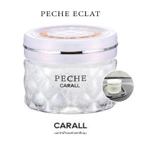 CARALL น้ำหอมติดรถยนต์ PECHE ECLAT น้ำหอมเจล ผสม เกล็ดเงิน น้ำหอมปรับอากาศ กลิ่นหอม ไม่ฉุน (65มล.) Made in Japan