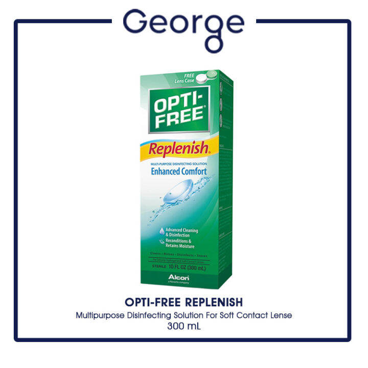 Alcon OPTIFREE replenish 300ml contact lens solution / Multipurpose