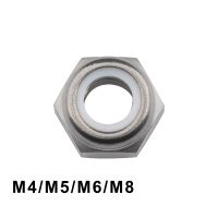 Weiqijie Titanium M4 M5 M6 M8 Nylon Lock Nut For Bicycle Motorcycle Nails  Screws Fasteners