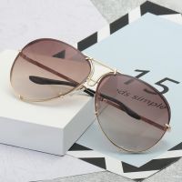 Women rimless sunglass Big Sunglasses Women Ladies Large Aviation Sunglasses Oversized Glasses