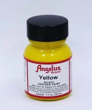 Angelus Acrylic Leather Paint Yellow 1 oz