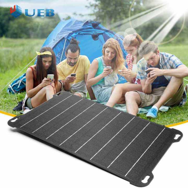 15W Outdoor Solar Panels DC5521 USB3.0 TypeC ETFE Solar Portable