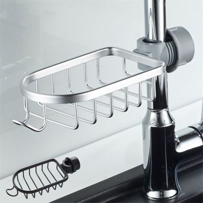 Bathroom Shelf Black Shower Storage Basket Storage Rack Adjustable Faucet