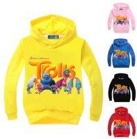 {AH Department Store}สินค้าใหม่ Trolls เสื้อกันหนาวเด็ก Poppy เสื้อผ้าการ์ตูน Hoodies เด็กทารก Hoody เสื้อเด็กเสื้อแขนยาว