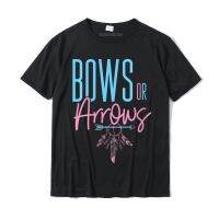 Bows Or Arrows Gender Reveal Party Idea For Women T-shirt Cotton Top T-shirts For Men Birthday Tops T Shirt Slim Fit Hip Hop - lor-made T-shirts XS-6XL