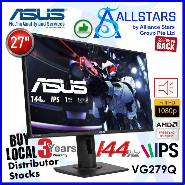 ALLSTARS : We are Back Promo) ASUS VG279Q Gaming Monitor - 27inch