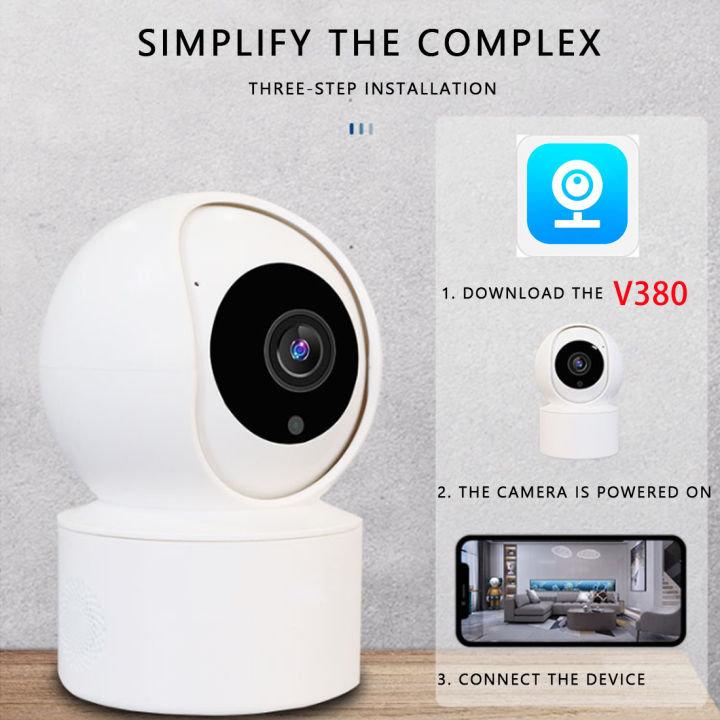 meetu-รับประกัน1ปี-ถูกที่สุด-กล้องวงจรปิด-wifi-360-full-hd-1920p-3mp-5mp-การควบคุม-ptz-กล้องวงจรปิดไร้สาย-3-5-ล้านพิกเซล-ภาพคมชัด-ip-camera-ฟรีอะแดปเตอร์-ฟรี-app-v380-pro-รองรับภาษาไทย