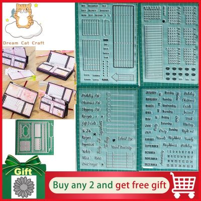 Memo Cards Calendars Lists Organiser Bags Clear Stamps and Cutting Dies Diy Scrapbook Album Embossed Crafts Cut Dies and Stamps