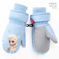 2021Original Childrens Ski Gloves Winter Boys Waterproof Cold Warm Girls Little Boys Playing Snow