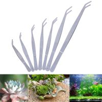 1PC Hot New Stainless Steel Elbow Tweezers Aquarium Clear Clip Tool Medical Repair Tools 12.5cm/14cm/16cm/18cm/20cm/25cm/30cm Handtool parts Accessories