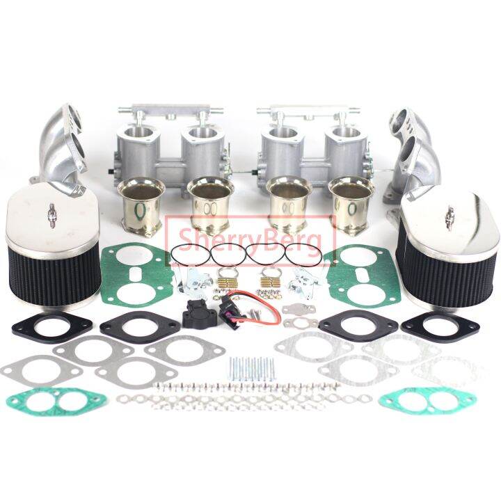 Sherryberg 40MM 40IDF TBS Throttle Bodies SET Mainfold TPS Air Filter ...