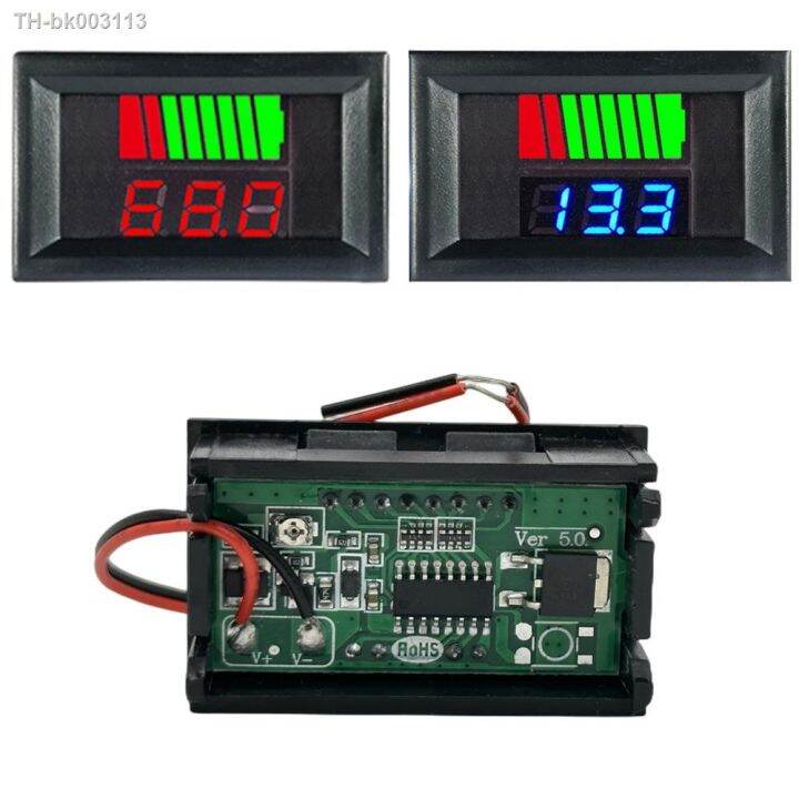 1pc Car Battery Charge Level Indicator 12V 24V 36V 48V 60V 72V Lithium