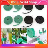 KYLE Wild Shop Green Plant Bandage Tie Adjustable Plant Support Reusable Fastener Tape branch cable Wire storage For Home Garden Accessories