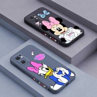 【Sell Well】FDD Disney Mickey Mouse Hearts สำหรับ OPPO ค้นหา X5 X3 X2 Neo Lite Reno 4 3 2 Z Pro 5G Liquid ซ้ายเชือก Funda Cover