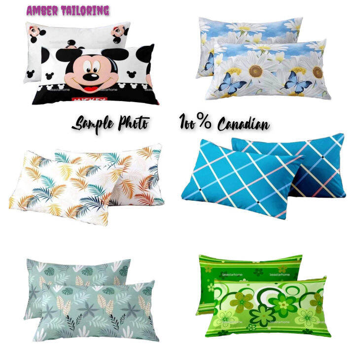 Pillow Case with Zipper CANADIAN Random Design Lazada PH