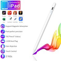 สไตลัส USB ปากกาสำหรับ Ipad Ios 2018 + สัมผัส Smartpen สำหรับ Ipad Air 3 4 Mini 5 6ปากกาหน้าจอสัมผัสแม่เหล็กโต๊ะสำหรับ Ipad 6-10Th Pro 3