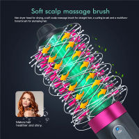 Hair Dryer Brush 4 In 1 Professional Blow Hairdryer Comb Hair Straightener Detachable Anion Hot Air Brush Hair Curler For Women