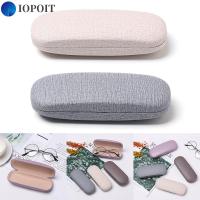 IOPOIT แฟชั่น แบบพกพา แข็ง กล่องแว่นตา เคสแว่น กล่องใส่แว่นอ่านหนังสือ ป้องกันแว่นตา