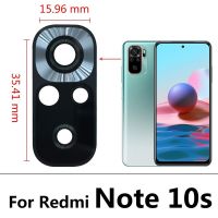 กระจกกล้องถ่ายรูปหลังเดิมเหมาะสำหรับ Xiaomi Redmi Note 7 8T 9 9S 10S 11 Pro 5G พร้อมสติ๊กเกอร์กาว