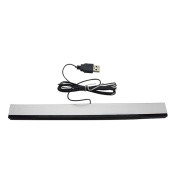 For Wii Plastic Sensor Bar Wired Receivers IR Signal Ray USB Plug