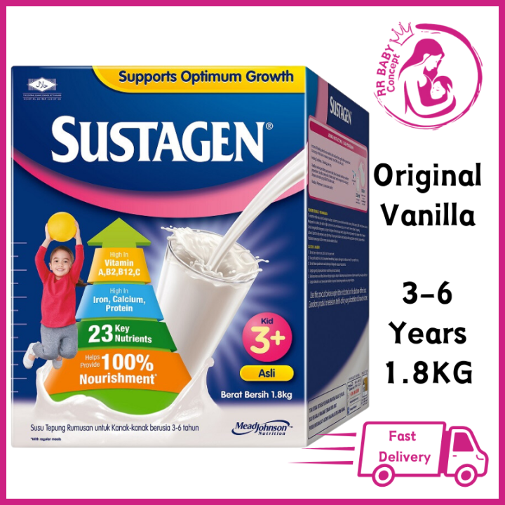 Sustagen Kid 3+ Original / Vanilla 1.8kg (Milk Formula) Expire Date