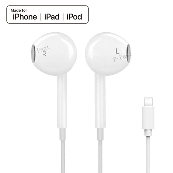 Wired Earphone For IPhone 11 12 13 Pro Max X XS XR 6 6S 7 8 Plus Earphones  Type-C  Headset With Microphone Wired Headphones 