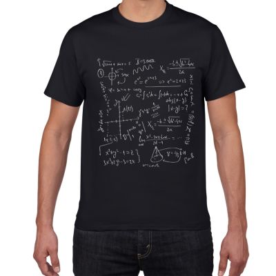 Physics Math Chemistry Tshirts Men Creative Tshirt Men Funny Tee Shirt Cotton The Big Bang Theory Geek Men 100% Cotton